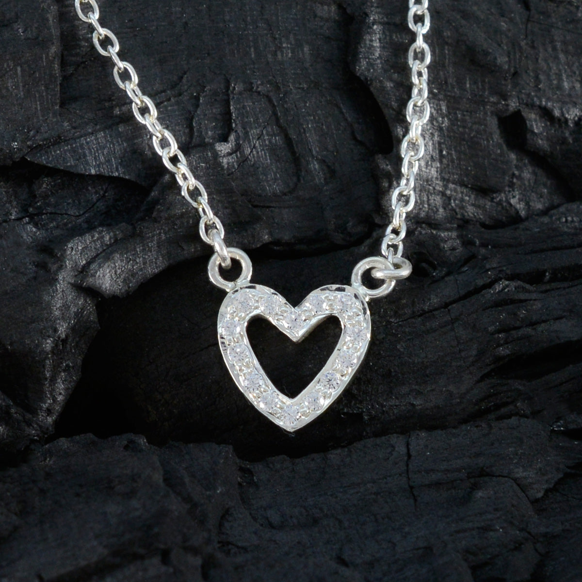 Marie White Romantic Dainty Pendant