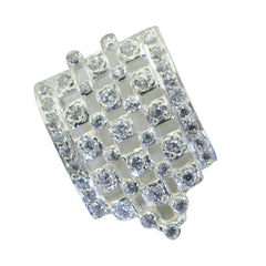 Stella White Graceful Statement Pendant