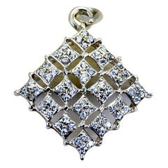 Violet White Abstract Whisper-thin Pendant