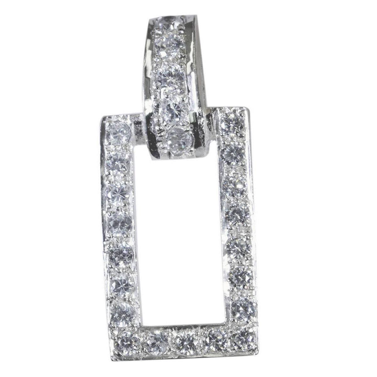 Liyana White Abstract Whisper-thin Pendant