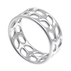 Genesis Filigree Plain Plain Thumb Ring Plain Thumb Gray