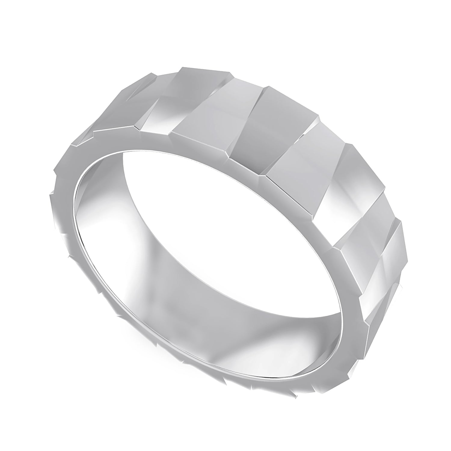 Giulia Signet Plain Plain Thumb Ring Plain Thumb Gray