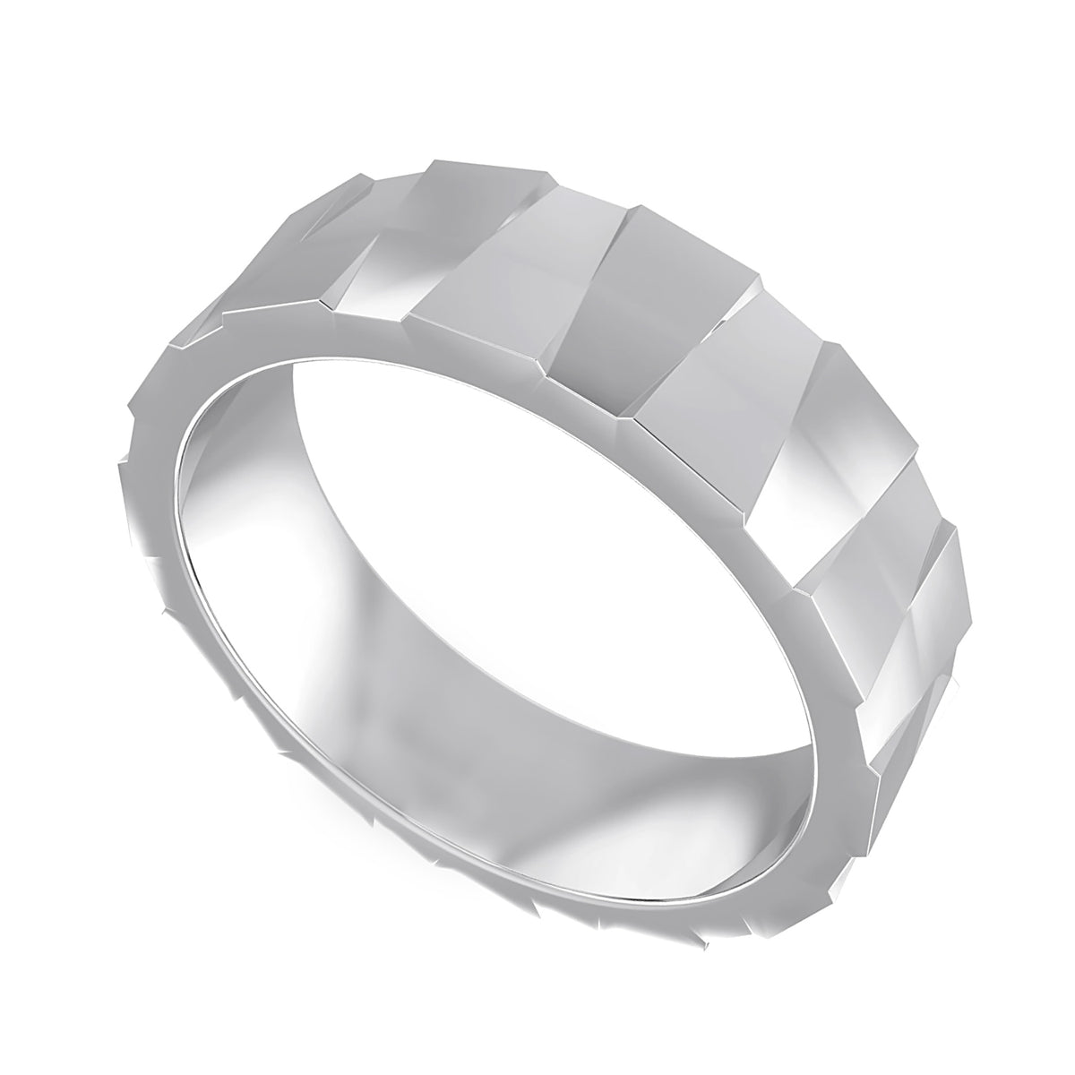 Giulia Signet Plain Plain Thumb Ring Plain Thumb Gray