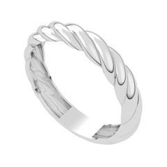 Ines twisted Plain Plain Thumb Ring