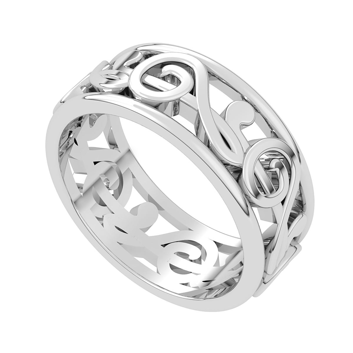 Isabella Filigree Plain Plain Thumb Ring