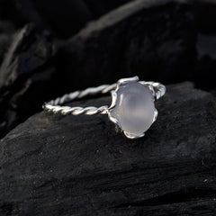 Putri Twist Aqua Solitaire Ring