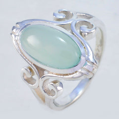 Violet Rope-Wire Aqua Solitaire Ring