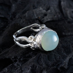 Katharina Sophisticated Aqua Solitaire Ring