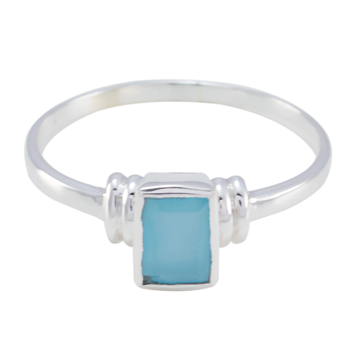 zazlle Boho Aqua Solitaire Ring