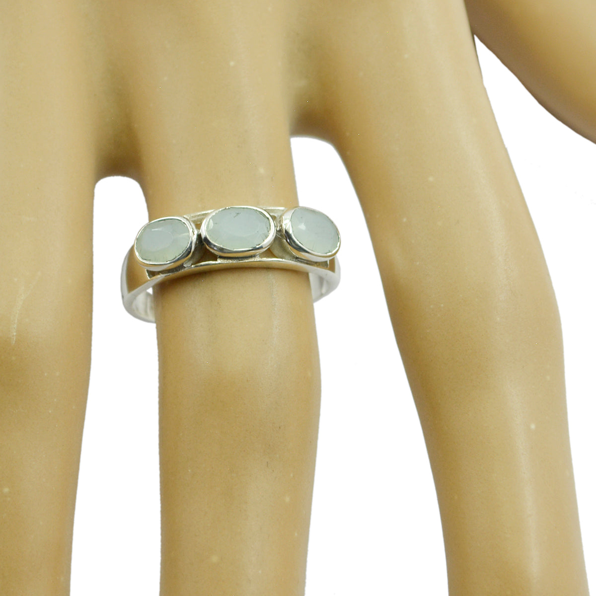 Aiko Glamorous Aqua Trilogy Ring