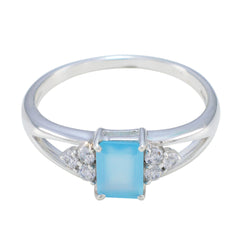 Autumn Contemporary Aqua Halo Ring Aqua Chalcedony Green