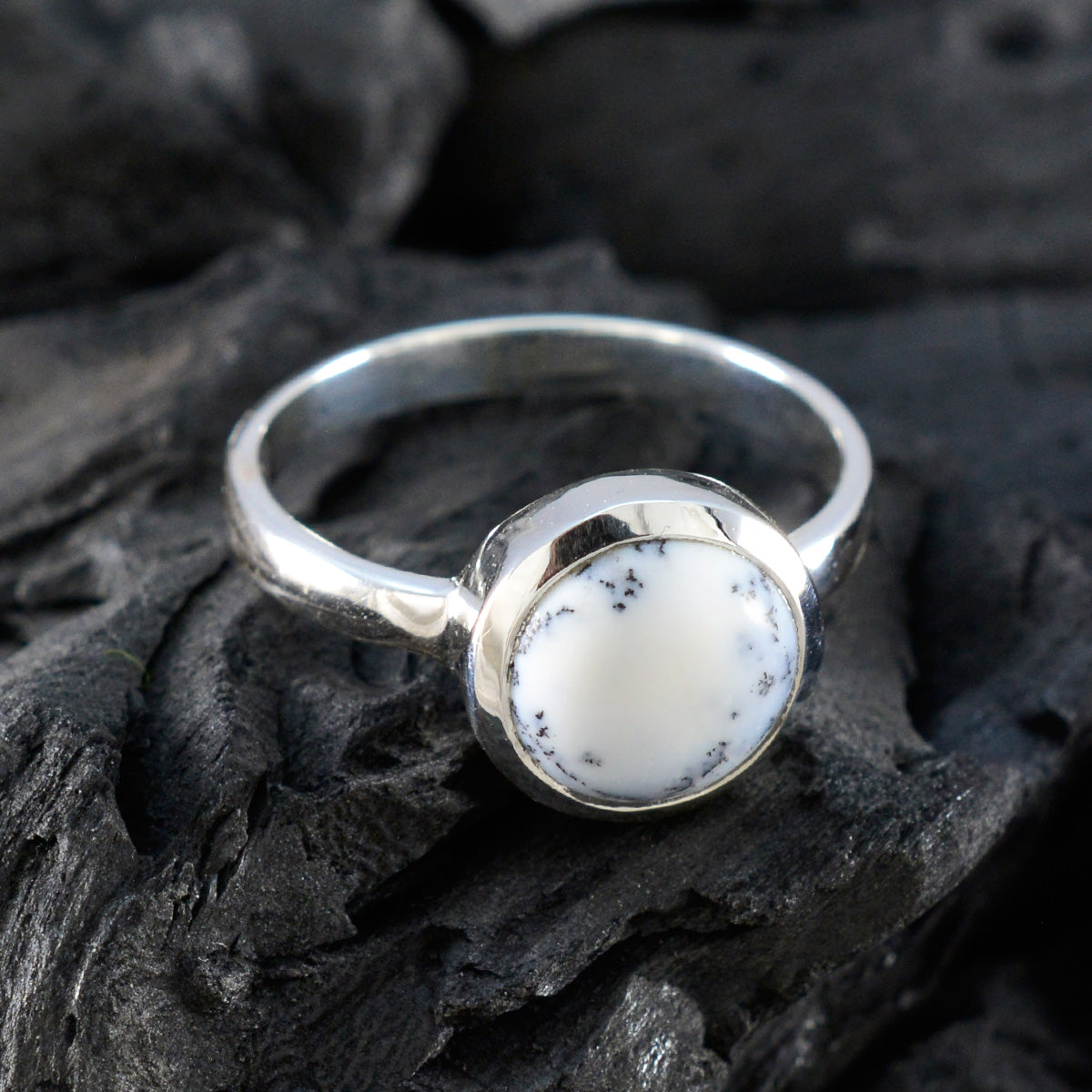 zazlle Glamorous White Solitaire Ring