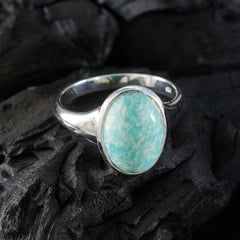 Ananya Contemporary Green Solitaire Ring