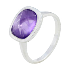 Nora Cultural Purple Solitaire Ring