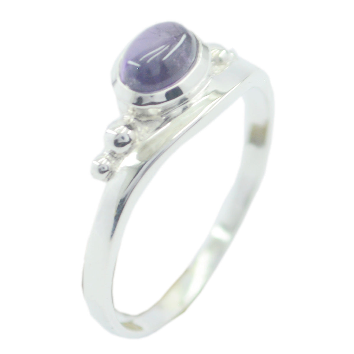 Freya Romantic Purple Solitaire Ring