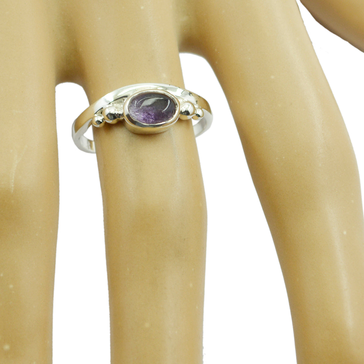 Freya Romantic Purple Solitaire Ring