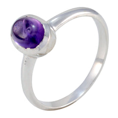 Yuki Graceful Purple Solitaire Ring