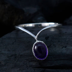 Yasmine Luxurious Purple Solitaire Ring