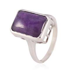 Milagros Abstract Purple Solitaire Ring