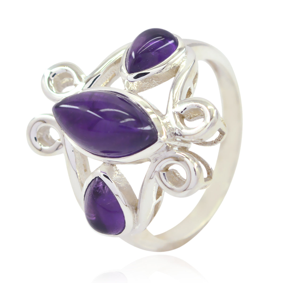 Siti Trendy Purple Trilogy Ring