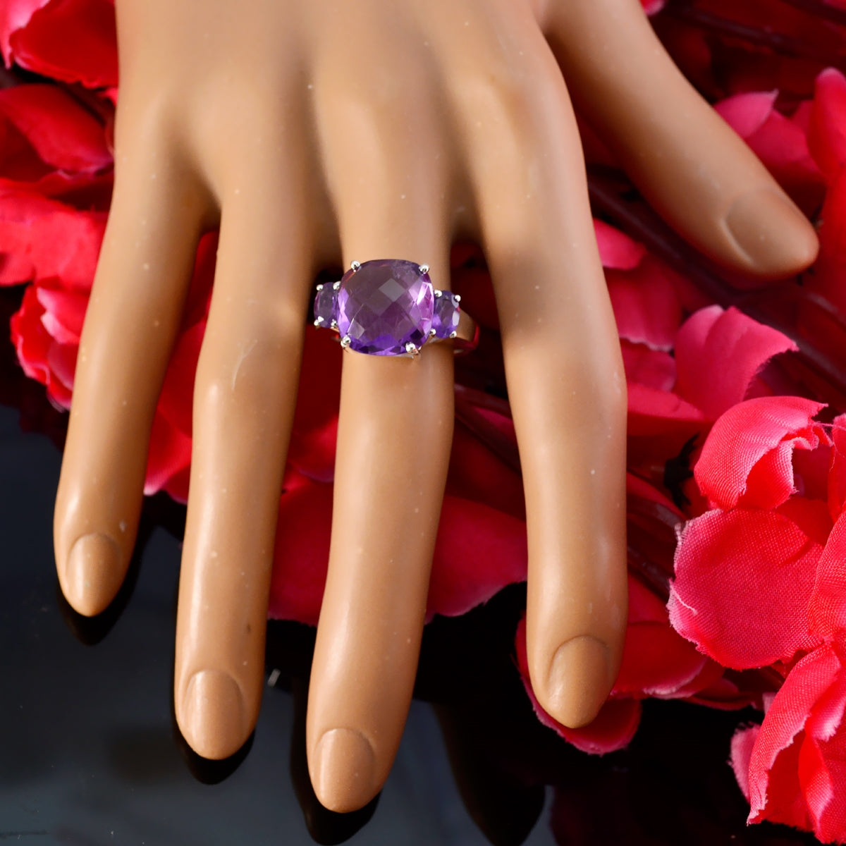 Layla Fairytale Purple Trilogy Ring