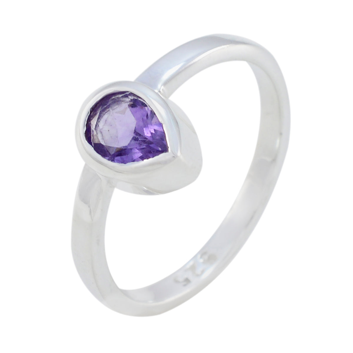 Yuna propsel Purple Solitaire Ring