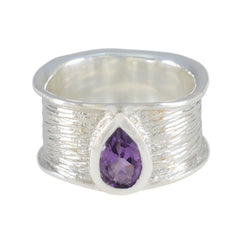 Milagros Victorian Purple Solitaire Band