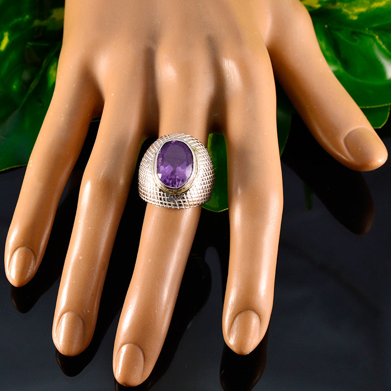 zazlle engravings Purple Solitaire Ring