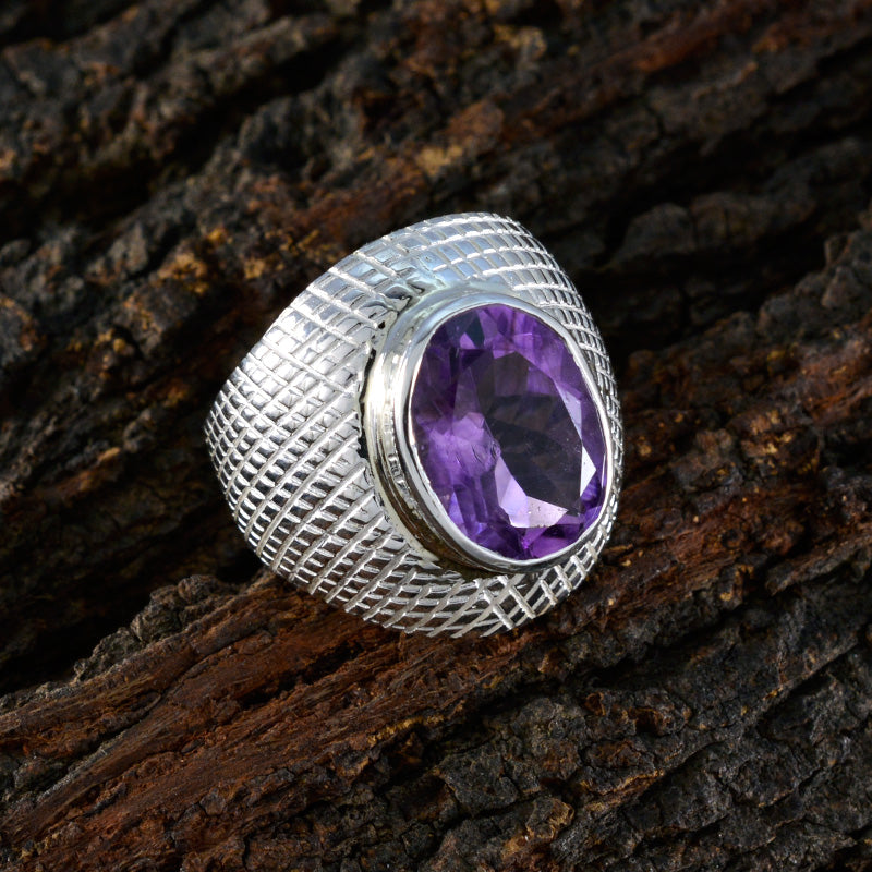 zazlle engravings Purple Solitaire Ring