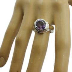 Penelope Graceful Purple Solitaire Ring