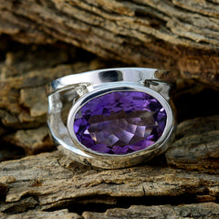 Priya Contemporary Purple Solitaire Ring