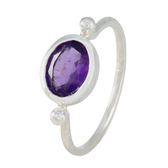Bianca Trendy Purple Solitaire Ring