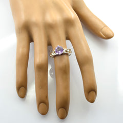 Natalia Filigree Purple Solitaire Ring