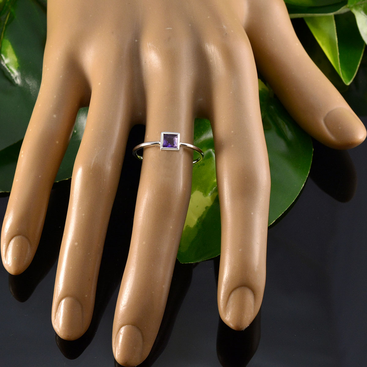 Ella Fairytale Purple Solitaire Ring