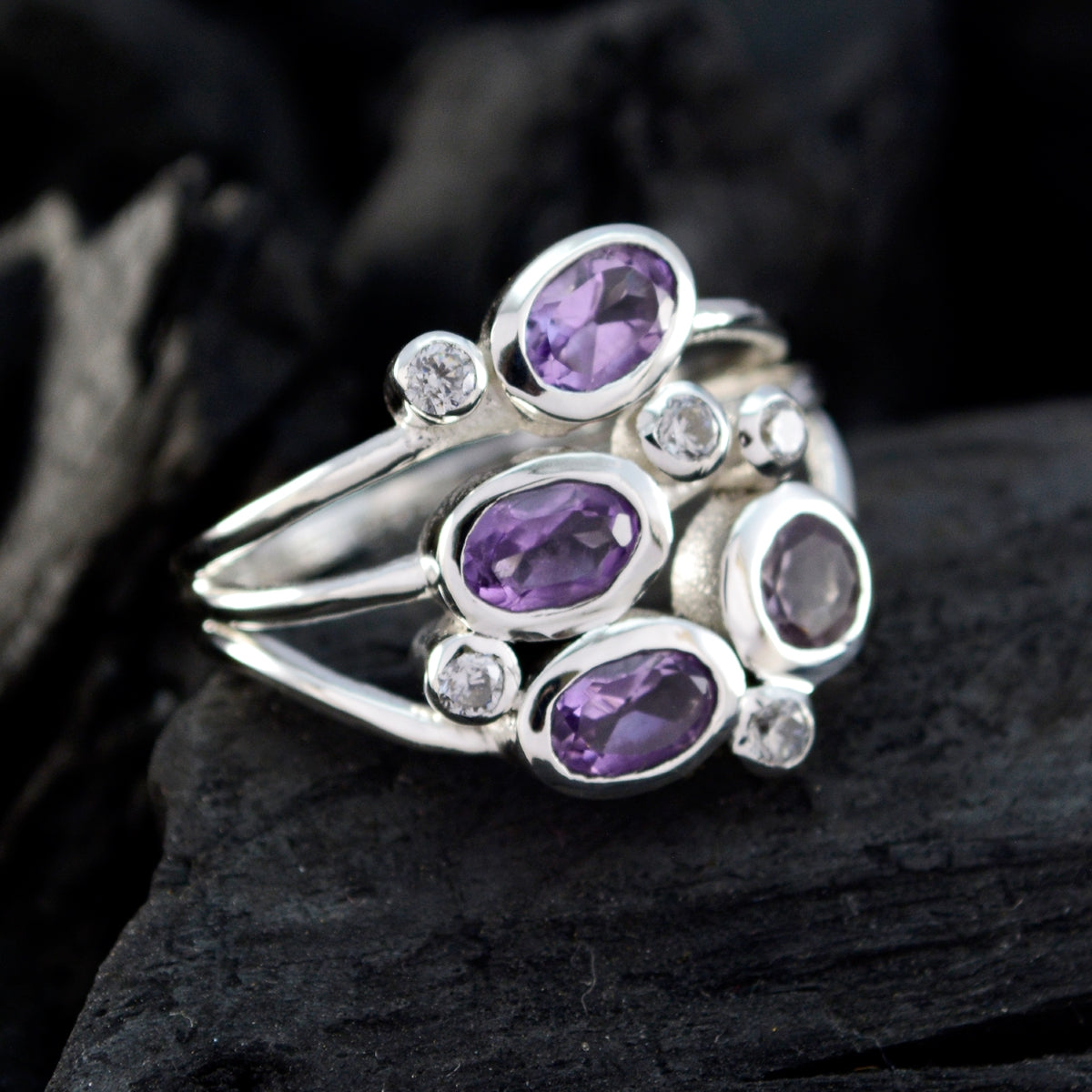 Freya Glamorous Purple quarter Ring