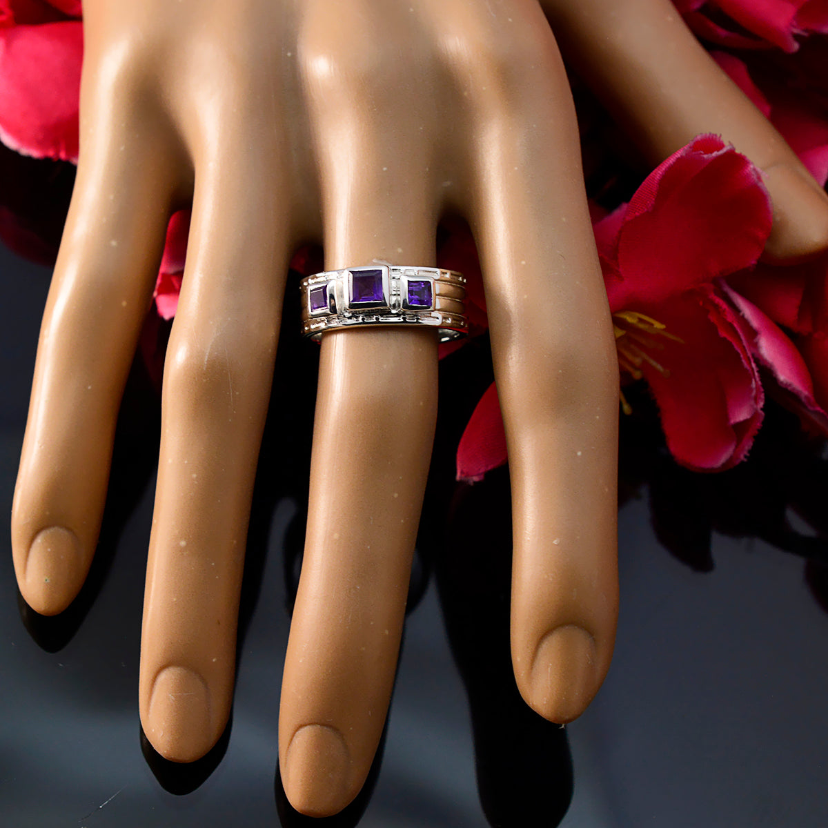 Riya Boho Purple Trilogy Band
