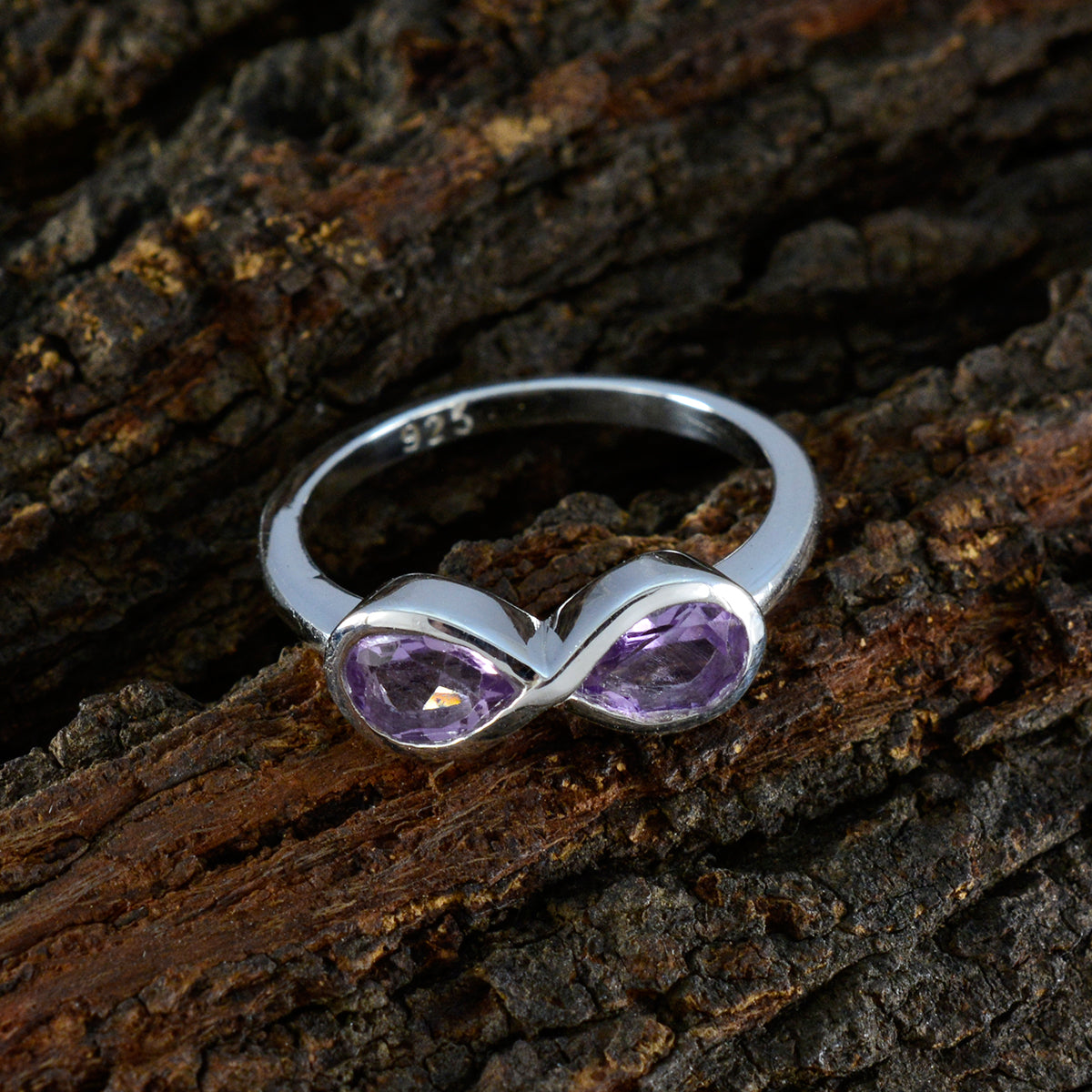 Haruka Artisan Purple multiple Ring