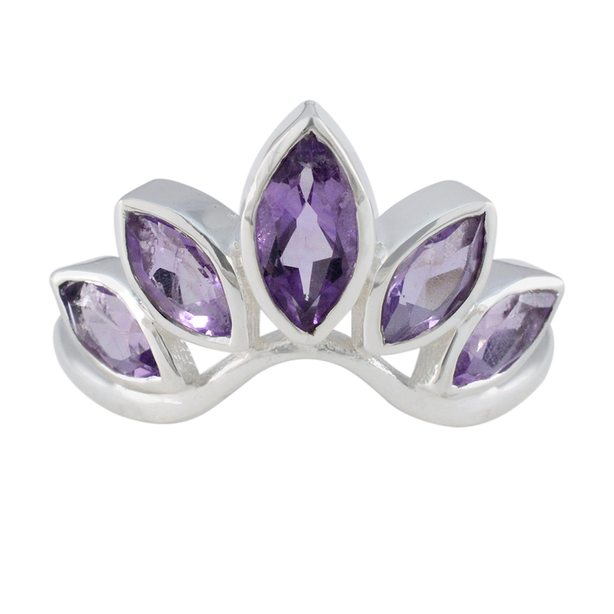 Ella crown Purple Penta Ring