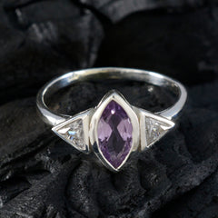 Priya Feminine Purple Trilogy Ring