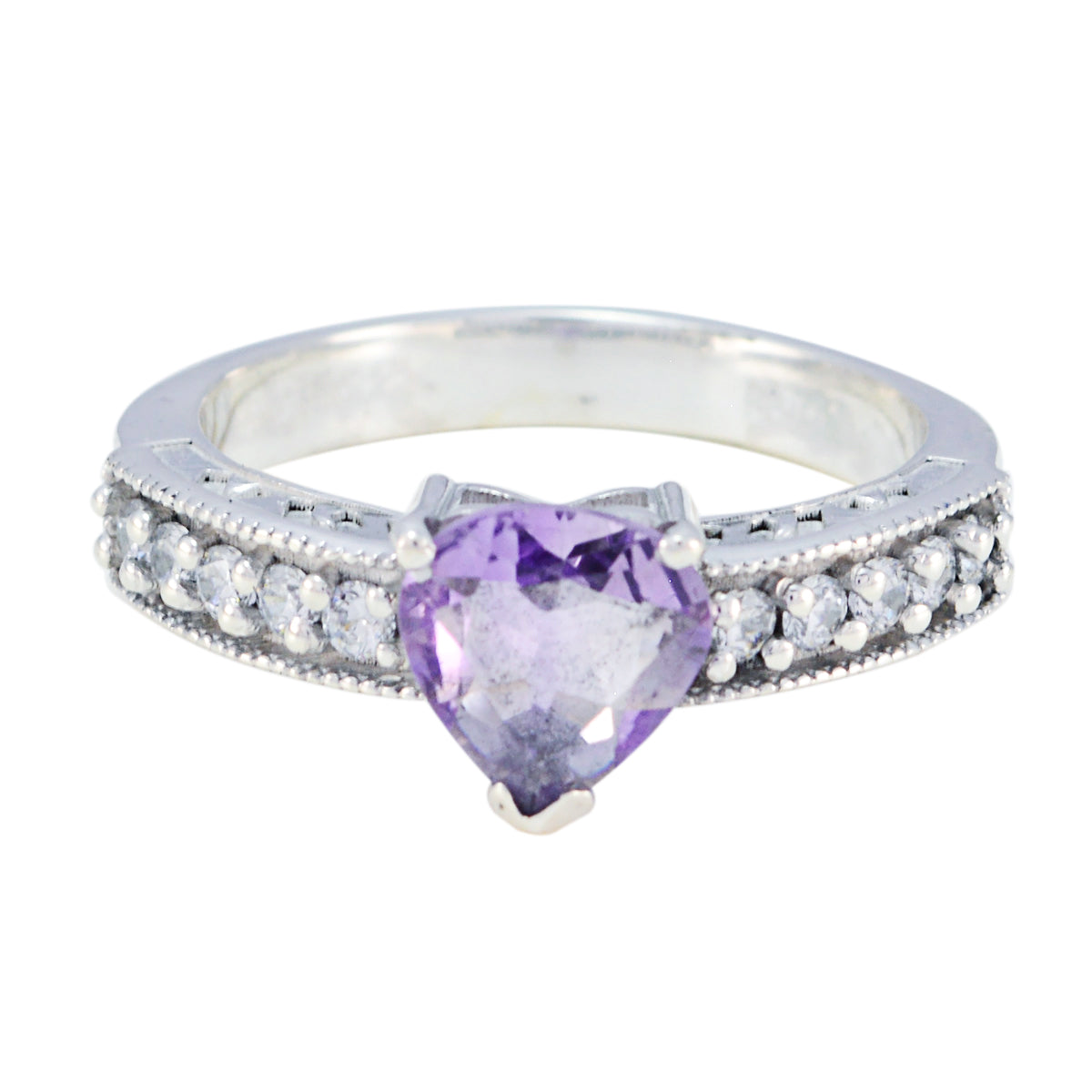 Ida Fairytale Purple Halo Ring