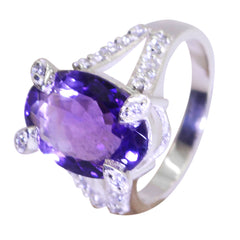 Carolina Artisan Purple Halo Ring