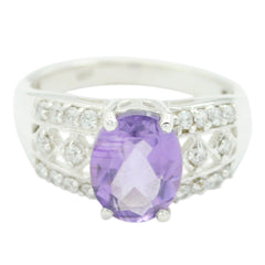 Andrea Boho Purple Halo Ring