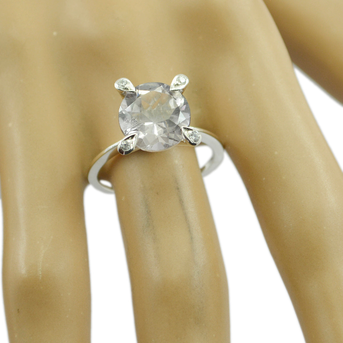 Ángeles Luxurious Purple Halo Ring