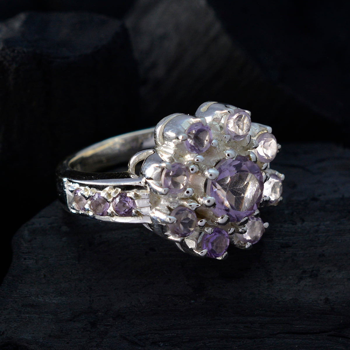 Bianca Modern Purple multiple Ring