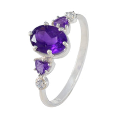 Julia Feminine Purple Trilogy Ring