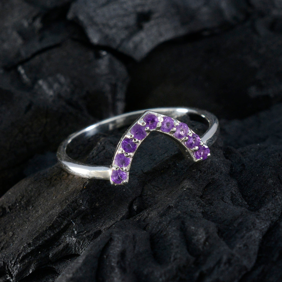 Nora crown Purple multiple Ring
