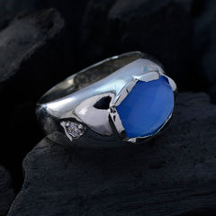 Renata Boho Blue Solitaire Ring