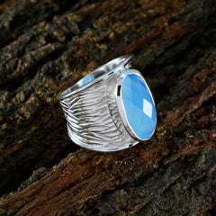 Aurora Heritage Blue Solitaire Ring