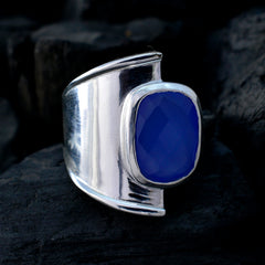 Hannah Armor Blue Solitaire Ring