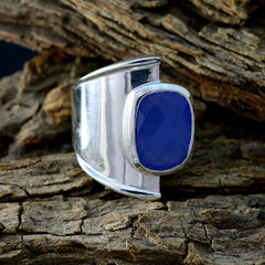 Hannah Armor Blue Solitaire Ring